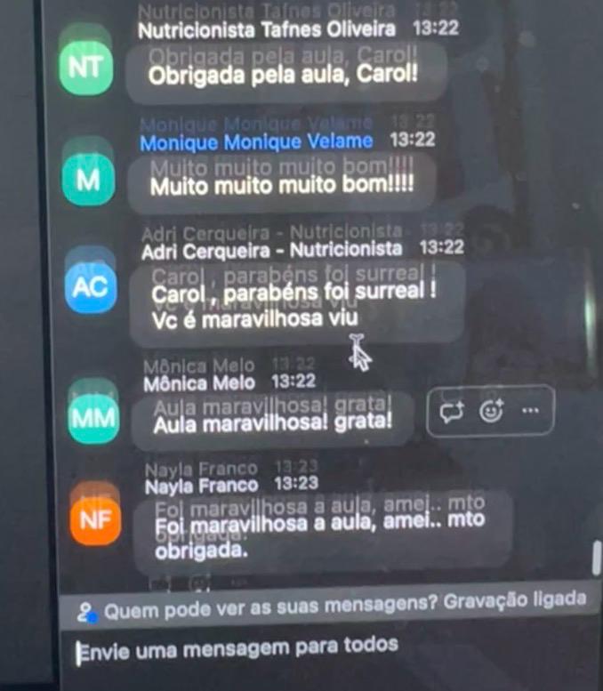 Depoimento ao vivo